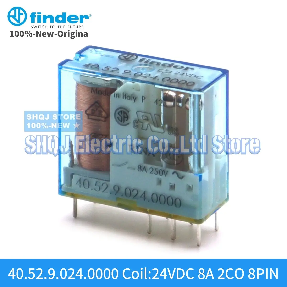 FINDER 100%-новое реле 40.52.9.024.0000 1 шт. 40,52 24VDC 8A 8PIN 2CO оригинал
FINDER 100%-новое реле 40.52.9.024.0000 1 шт. 40,52 24VDC 8A 8PIN 2CO оригинал