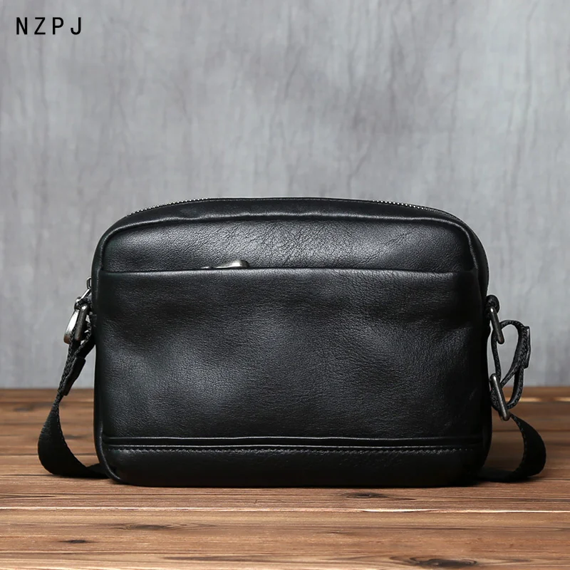 Men's Genuine Leather Shoulder Bag Top Layer Cowhide Casual Messenger Bag Fashion Trend Mini Small Backpack For 8 Inch Ipad
Men's Genuine Leather Shoulder Bag Top Layer Cowhide Casual Messenger Bag Fashion Trend Mini Small Backpack For 8 Inch Ipad