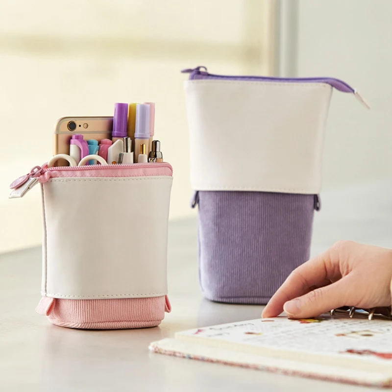 Simple Big Pencil Case Fabric Quality School Supplies Pull-Down Retractable Pencil Bag Stationery Gift School Cute Pen Box
Simple Big Pencil Case Fabric Quality School Supplies Pull-Down Retractable Pencil Bag Stationery Gift School Cute Pen Box