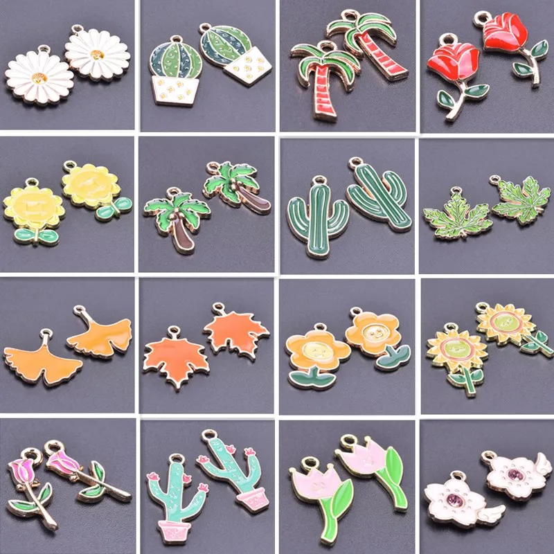 20pcs/Lot Multistyle Enamel Flower Charms For Jewelry Making Necklace Earrings Keychain Accessories Handmade Women/Men Pendants
20pcs/Lot Multistyle Enamel Flower Charms For Jewelry Making Necklace Earrings Keychain Accessories Handmade Women/Men Pendants