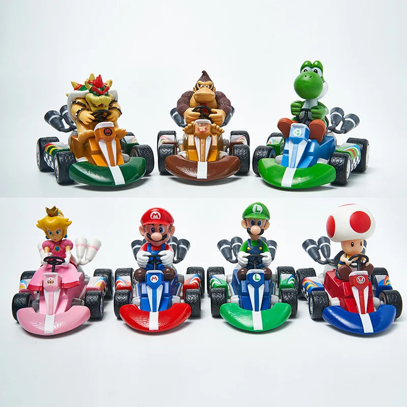 7 Super Mario Pullback Car Mario Brothers Yoshi Luigi Bowser Princess Peach Doll Pull Back Car Hand-to-Do Ornaments Toy Gifts
7 Super Mario Pullback Car Mario Brothers Yoshi Luigi Bowser Princess Peach Doll Pull Back Car Hand-to-Do Ornaments Toy Gifts