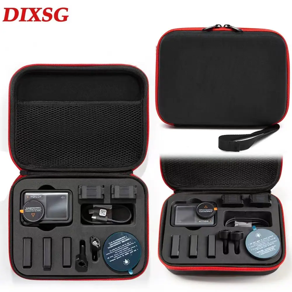 Handheld Cloud Tables Accessories Protection Box Outdoor Portable Wear Resistant Anti-Bump Black Handbag For DJI Osmo Action 3
Handheld Cloud Tables Accessories Protection Box Outdoor Portable Wear Resistant Anti-Bump Black Handbag For DJI Osmo Action 3