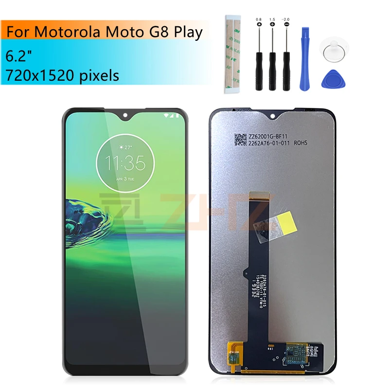 For Motorola Moto G8 Play LCD Display Touch Screen Digitizer Assembly With Frame For Moto g8 Play Display Replacement Parts
For Motorola Moto G8 Play LCD Display Touch Screen Digitizer Assembly With Frame For Moto g8 Play Display Replacement Parts