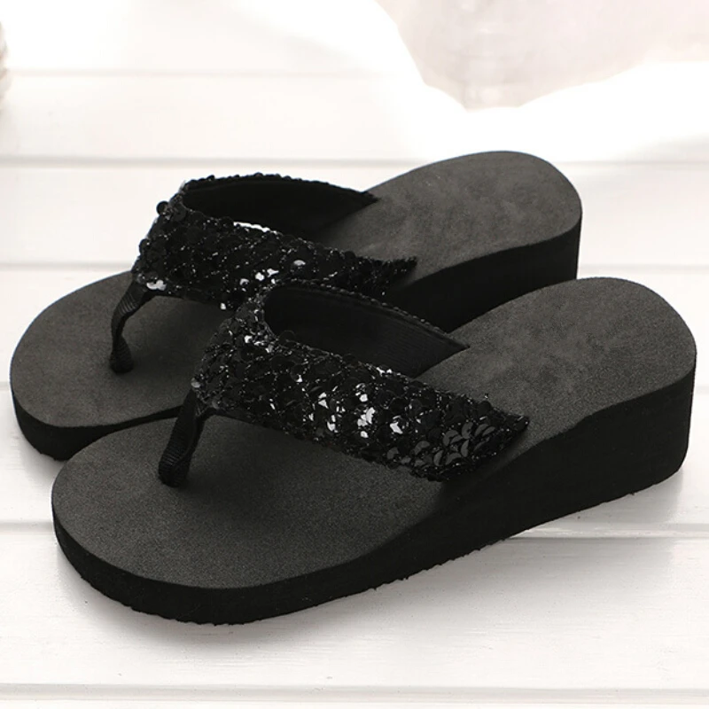 2023 new women's fashion comfortable slippers solid color slippers sandals women's thick soles sequin slippers beach shoes
2023 new women's fashion comfortable slippers solid color slippers sandals women's thick soles sequin slippers beach shoes