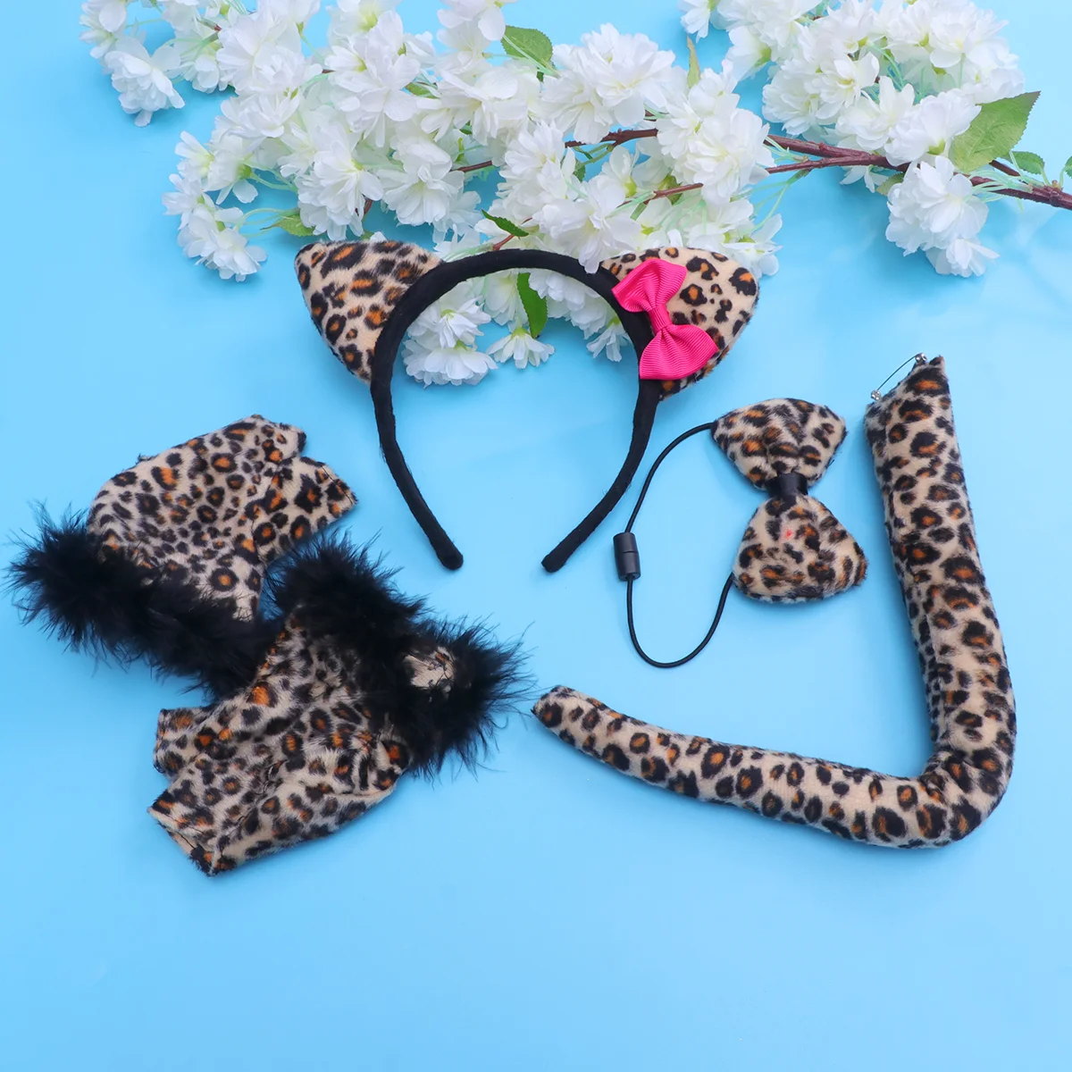 4 Pcs Halloween Costumes Leopard Headdress Props Clothing Animal Cosplay Headband
4 Pcs Halloween Costumes Leopard Headdress Props Clothing Animal Cosplay Headband