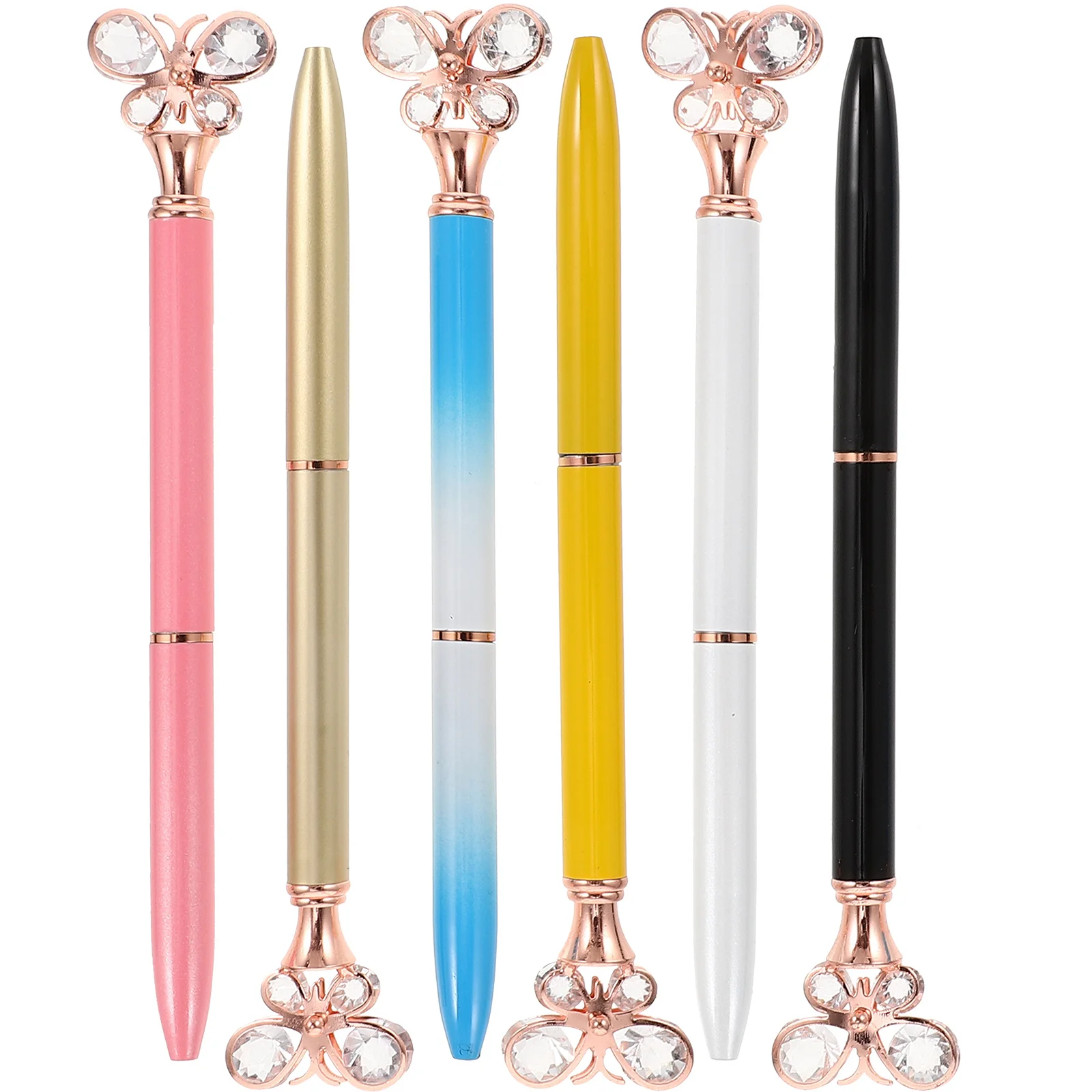 6 Pcs School Supplies Office Stationery Gift Metal Pens Roller Diamond Ballpoint Student
6 Pcs School Supplies Office Stationery Gift Metal Pens Roller Diamond Ballpoint Student