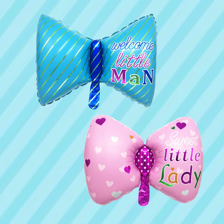 Large bow aluminum film balloon children's baby's full moon birthday celebration decorative bow aluminum foil balloon
Large bow aluminum film balloon children's baby's full moon birthday celebration decorative bow aluminum foil balloon