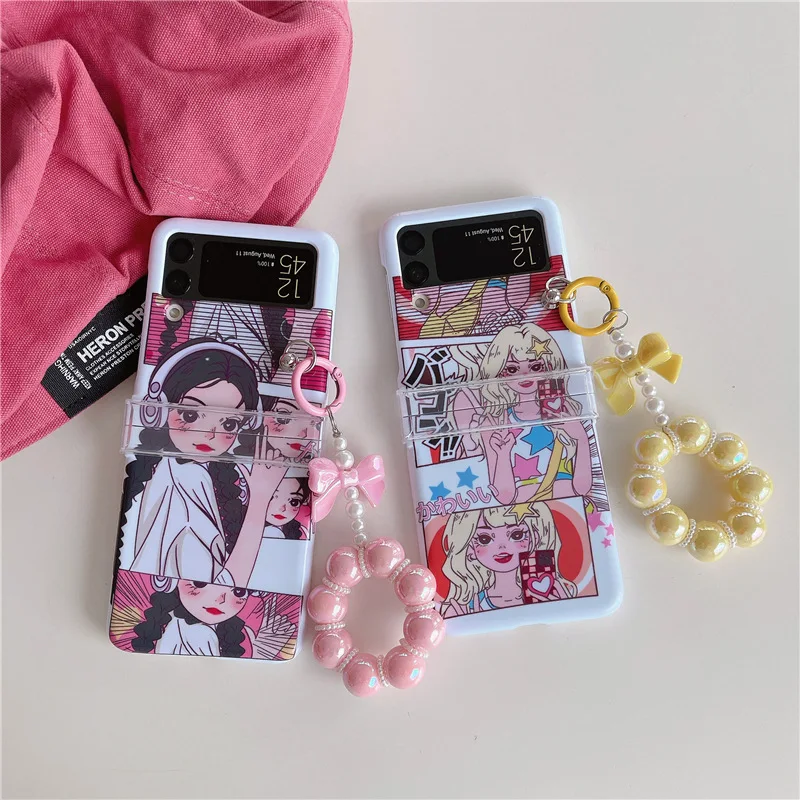 Cute Comic Beautiful Girl Phone Case for Samsung Galaxy Z Flip 3 Z Flip 4 Hard PC Back Cover for ZFlip3 ZFlip4 Case Shell 
Cute Comic Beautiful Girl Phone Case for Samsung Galaxy Z Flip 3 Z Flip 4 Hard PC Back Cover for ZFlip3 ZFlip4 Case Shell