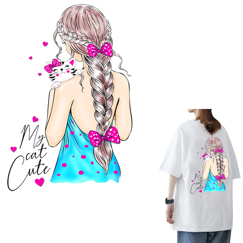 TuQiang Lovely Girl Eco-Friendly Patches Washable Iron-on Heat Transfers for T-Shirt DIY Clothes Stickers Appliques Patch
TuQiang Lovely Girl Eco-Friendly Patches Washable Iron-on Heat Transfers for T-Shirt DIY Clothes Stickers Appliques Patch