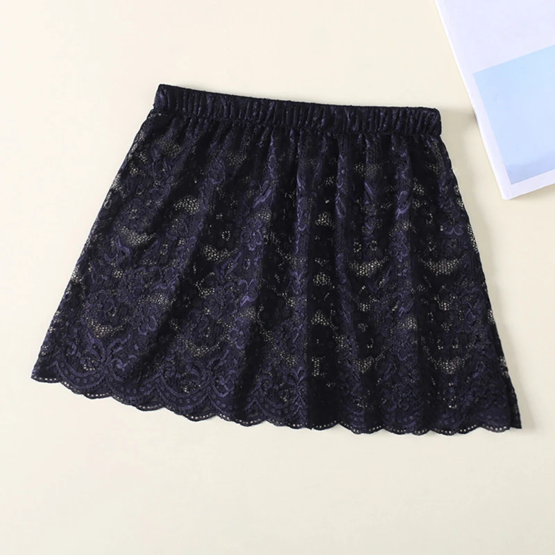 Women Lace Floral Fake Shirt Skirt Adjustable Blouse Tail Hem Detachable Underskirt Shirt False Mini Skirt Fake Hem Fake Tops
Women Lace Floral Fake Shirt Skirt Adjustable Blouse Tail Hem Detachable Underskirt Shirt False Mini Skirt Fake Hem Fake Tops