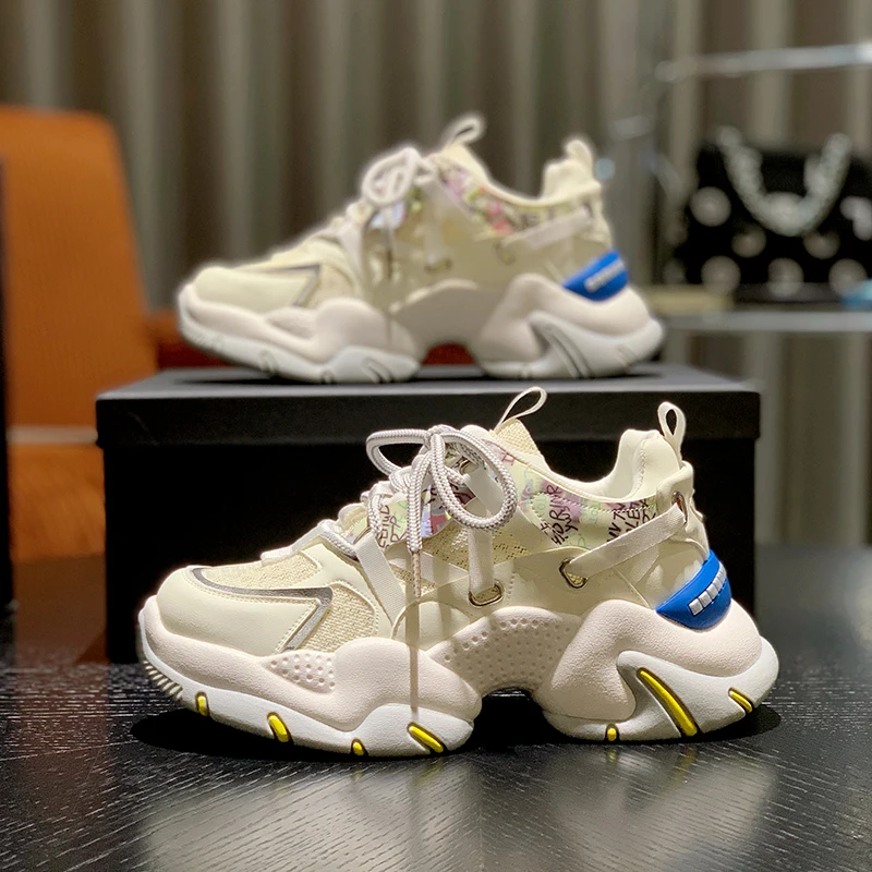European Station Old Shoes Women's Trendy Cool 2022 New Colorful Mesh Thick-soled Women's Shoes Women Sneakers Sneakers Luxury
European Station Old Shoes Women's Trendy Cool 2022 New Colorful Mesh Thick-soled Women's Shoes Women Sneakers Sneakers Luxury