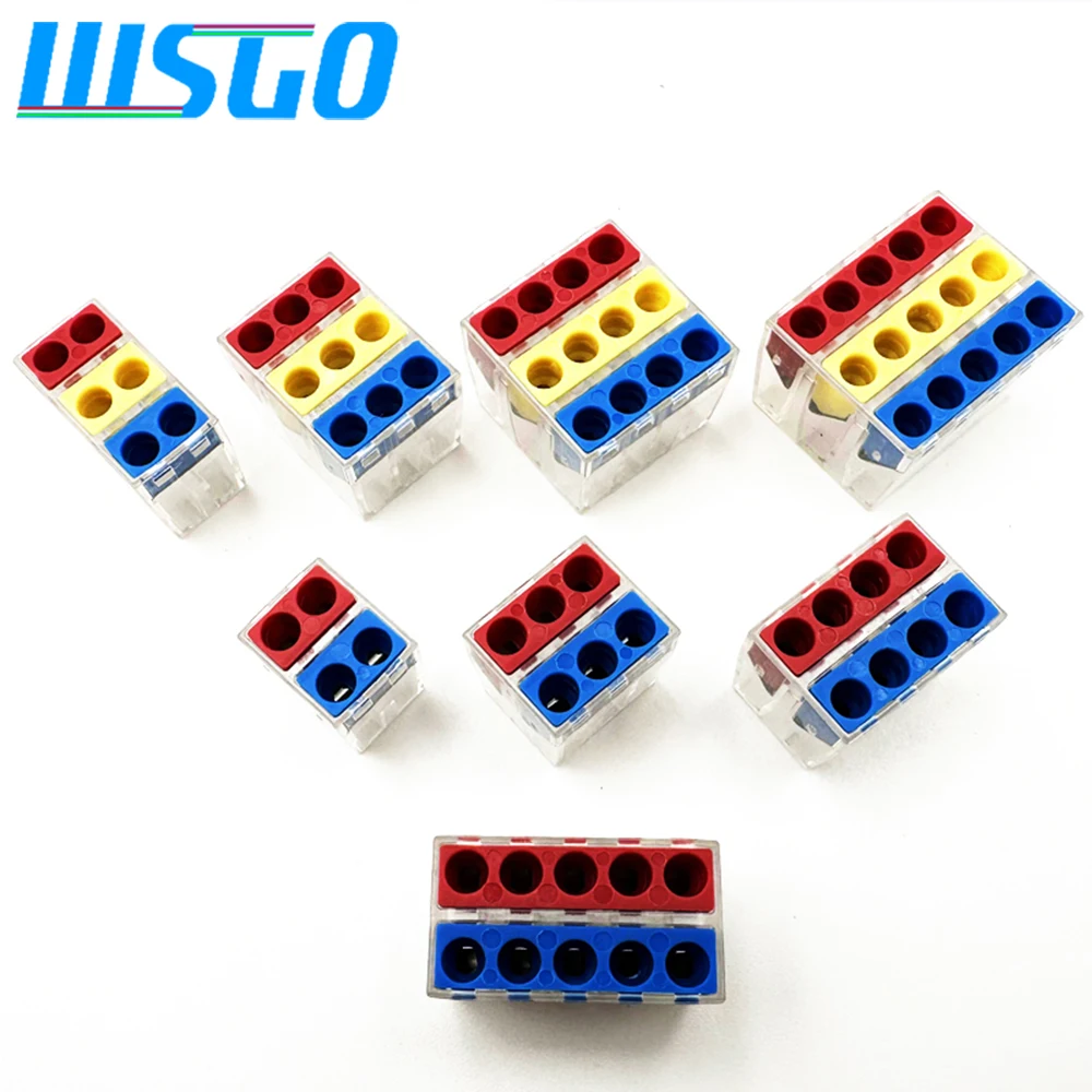 30/50/100 PCS Wire Connector 4/6/8/9/10/12/15 Holes Compact Conductor Mini Fast Wiring Cable Junction Box Push-in Terminal Block
30/50/100 PCS Wire Connector 4/6/8/9/10/12/15 Holes Compact Conductor Mini Fast Wiring Cable Junction Box Push-in Terminal Block