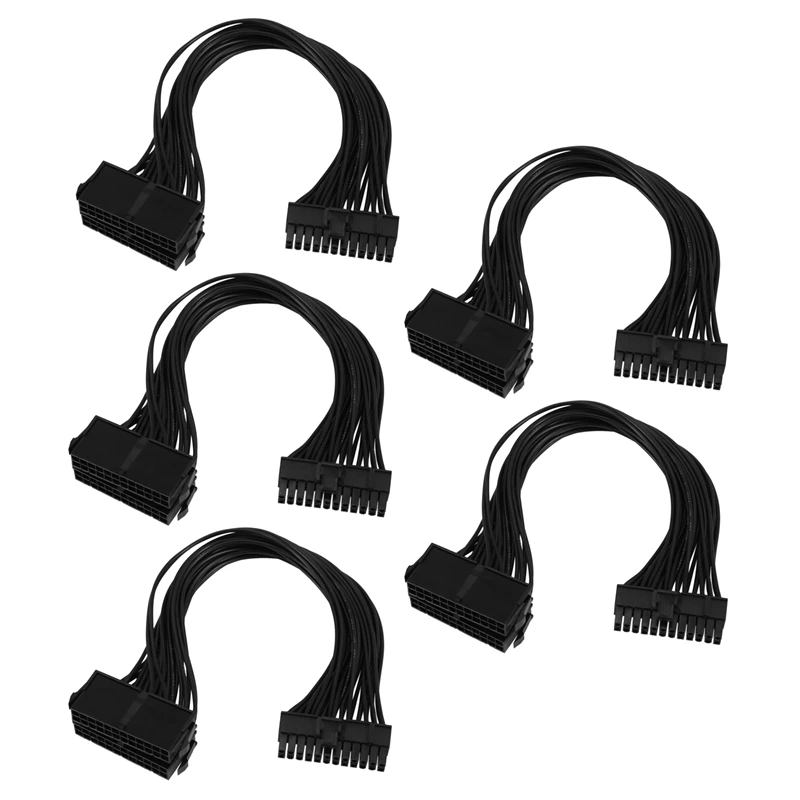 5X Power Supply Splitter, Dual PSU Cable Adapter 24 Pin 20+4 Pin ATX Motherboard Adapter Extension Cable
5X Power Supply Splitter, Dual PSU Cable Adapter 24 Pin 20+4 Pin ATX Motherboard Adapter Extension Cable