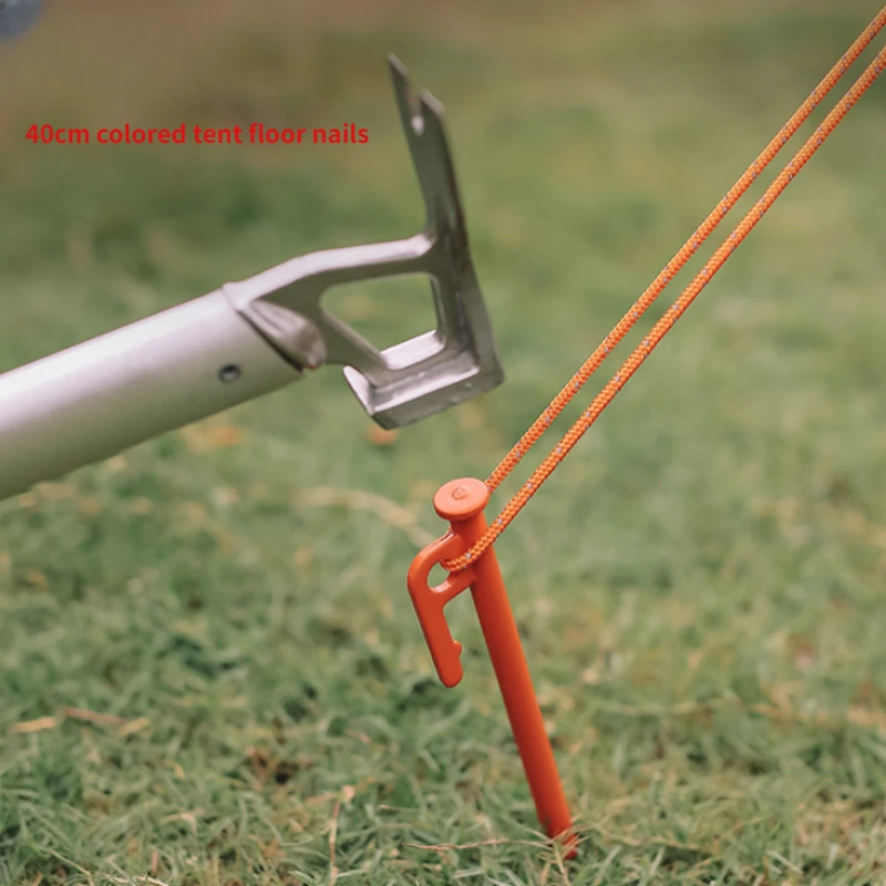 Outdoor 40cm Colored Tent Floor Nails Lengthened and Thickened Steel Ground Nails Camping Accessories Beach Nails
Outdoor 40cm Colored Tent Floor Nails Lengthened and Thickened Steel Ground Nails Camping Accessories Beach Nails