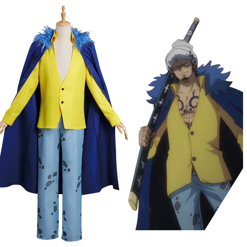 One Piece Trafalgar D. Water Law Cosplay Costume Outfits Halloween Carnival Suit
One Piece Trafalgar D. Water Law Cosplay Costume Outfits Halloween Carnival Suit