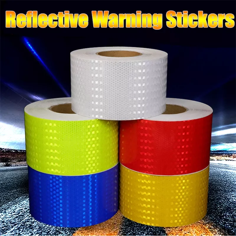100cmx5cm Car Motorcycle Safety Logo Reflective Warning Tape Sticker Warning Light Protective Film Stickers Strips for Bicycle
100cmx5cm Car Motorcycle Safety Logo Reflective Warning Tape Sticker Warning Light Protective Film Stickers Strips for Bicycle