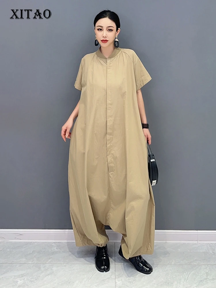 XITAO Casual Solid Jumpsuits Women Korea 2023 Summer New Arrival Personality Fashion Loose Short Sleeve Jumpsuits HQQ1146
XITAO Casual Solid Jumpsuits Women Korea 2023 Summer New Arrival Personality Fashion Loose Short Sleeve Jumpsuits HQQ1146
