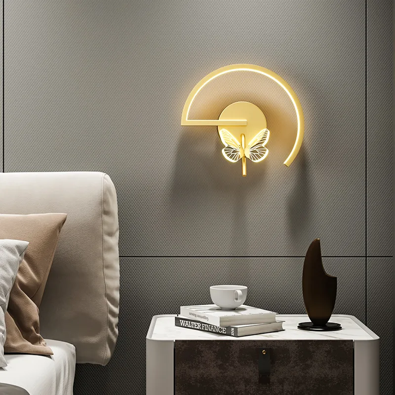 New LED Wall Lamp Gold Sconce Butterfly Bedside Lighting Nordic Luxury Bedroom Living Room Hotel Corridor Aisle Home Decor Light
New LED Wall Lamp Gold Sconce Butterfly Bedside Lighting Nordic Luxury Bedroom Living Room Hotel Corridor Aisle Home Decor Light