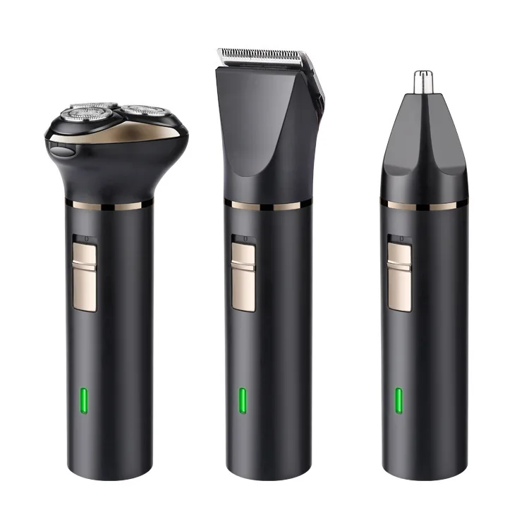 Men's electric shaver USB fast charging razor shaving, haircut and nose hair trimming 3-in-1 grooming suit
Men's electric shaver USB fast charging razor shaving, haircut and nose hair trimming 3-in-1 grooming suit