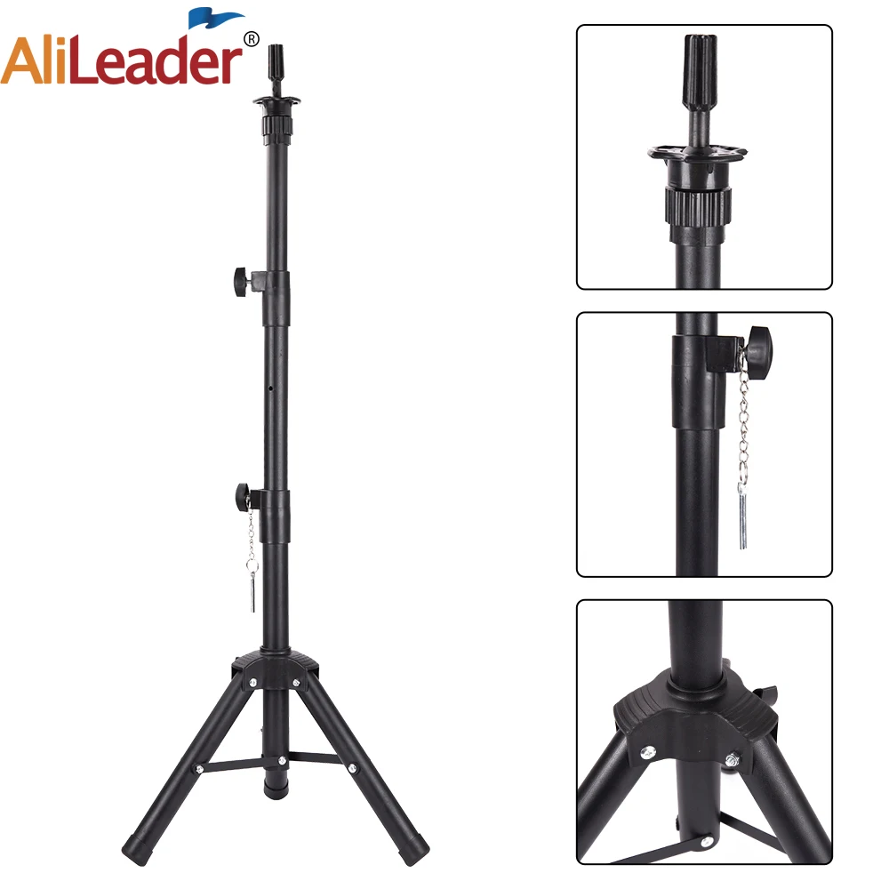 Tripod Stand For Wig Adjustable Wig Stands Mannequin Head Holders Tripods Hairdressing Hair Tools Accessories Thick Material
Tripod Stand For Wig Adjustable Wig Stands Mannequin Head Holders Tripods Hairdressing Hair Tools Accessories Thick Material
