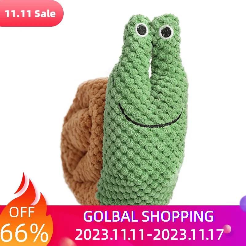 Plush Intelligence Brain Training For Stress Relief Squeaky Snuffle Cute Snail Dog Toy Teeth Cleaning Grinding Interactive
Plush Intelligence Brain Training For Stress Relief Squeaky Snuffle Cute Snail Dog Toy Teeth Cleaning Grinding Interactive