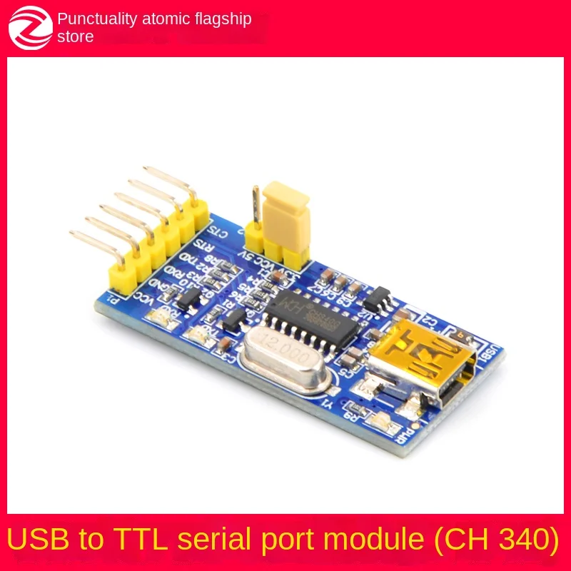 Punctuality Atomic USB to TTL Serial Port Module Ch340 Supports 3.3V/5V Download Communication Cable
Punctuality Atomic USB to TTL Serial Port Module Ch340 Supports 3.3V/5V Download Communication Cable