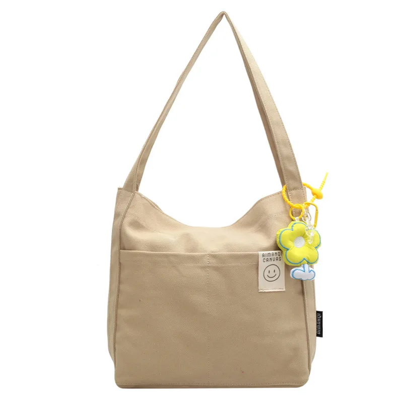 2647 Large Capacity 2022 New Women's Fashionable Commuting Versatile Canvas Single Shoulder Bag Student Class Tote 
2647 Large Capacity 2022 New Women's Fashionable Commuting Versatile Canvas Single Shoulder Bag Student Class Tote
