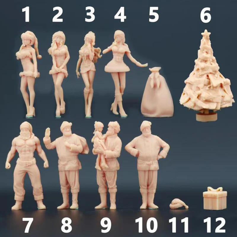 1:64 Christmas Props Beauty Santa Claus Miniature Sand Table Villain Scene Model Need To Be Colored By Yourself Number 047
1:64 Christmas Props Beauty Santa Claus Miniature Sand Table Villain Scene Model Need To Be Colored By Yourself Number 047