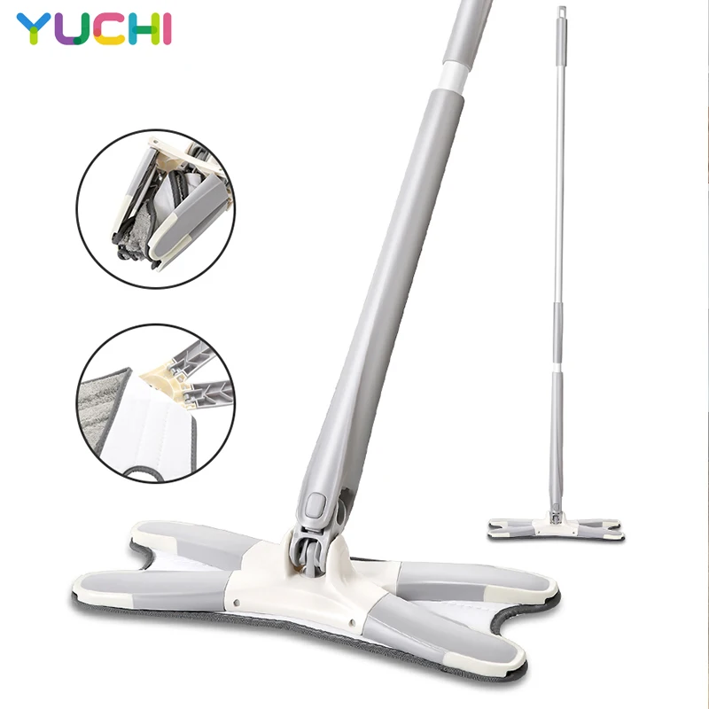 X-Type Floor Mop With 3 Replaceable Cloth Heads 360 Degree Squeeze Flat Mop Hand-Free Wash Household Lazy Mop Home Cleaning Tool
X-Type Floor Mop With 3 Replaceable Cloth Heads 360 Degree Squeeze Flat Mop Hand-Free Wash Household Lazy Mop Home Cleaning Tool