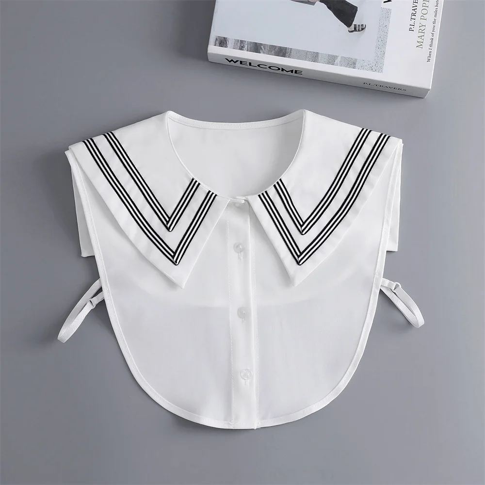 Fashion Womens Shirt Detachable Collars Female Removable Blouse Tops Fuax Clos Decorative Ladies Lapel Necklace False Collar
Fashion Womens Shirt Detachable Collars Female Removable Blouse Tops Fuax Clos Decorative Ladies Lapel Necklace False Collar