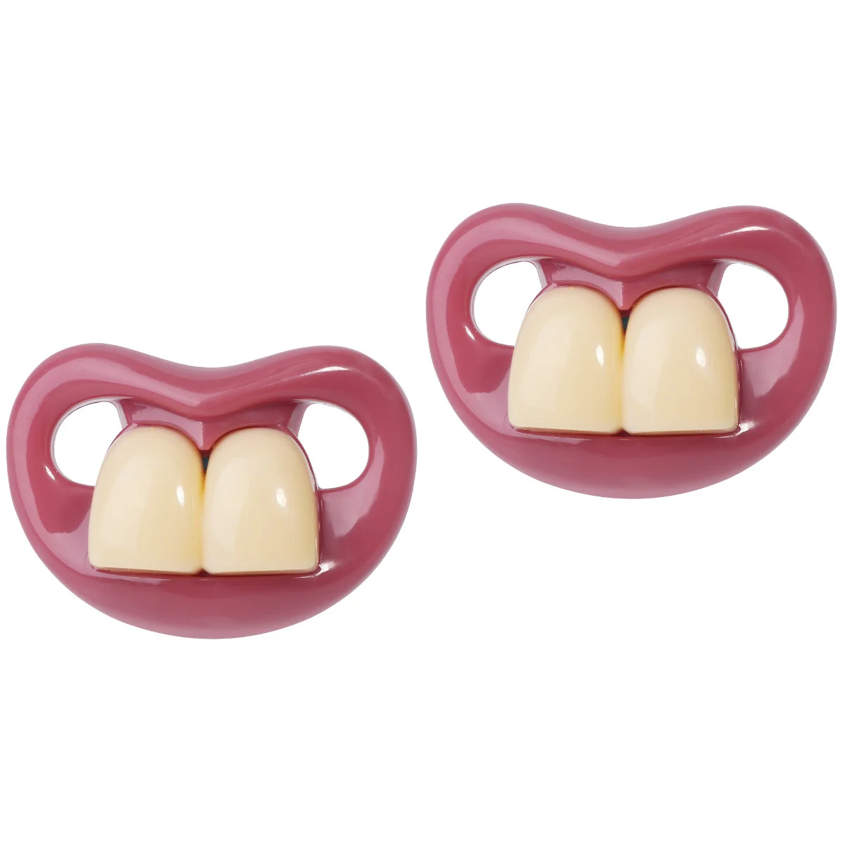 2pcs Baby Silicone Pacifier Gagtooth Shape Soother Funny Appease Rabbit Teeth Shape Pacifier Nursing Accessories
2pcs Baby Silicone Pacifier Gagtooth Shape Soother Funny Appease Rabbit Teeth Shape Pacifier Nursing Accessories