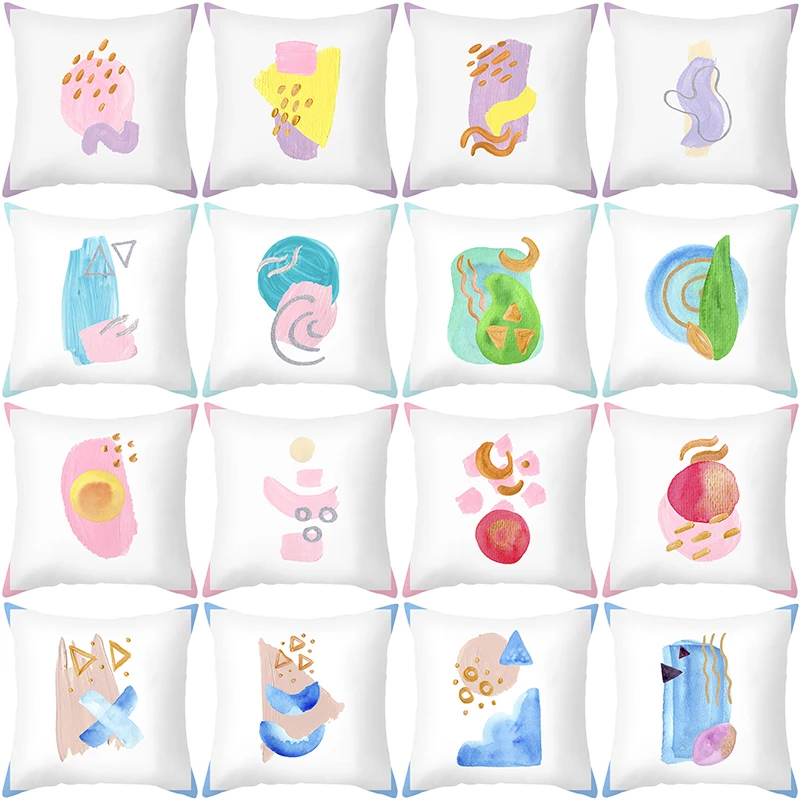 Fresh Watercolor Pattern Peach Skin Pillowcase Simple Sofa Office Cushion Cover Home Decor Pillowcase
Fresh Watercolor Pattern Peach Skin Pillowcase Simple Sofa Office Cushion Cover Home Decor Pillowcase