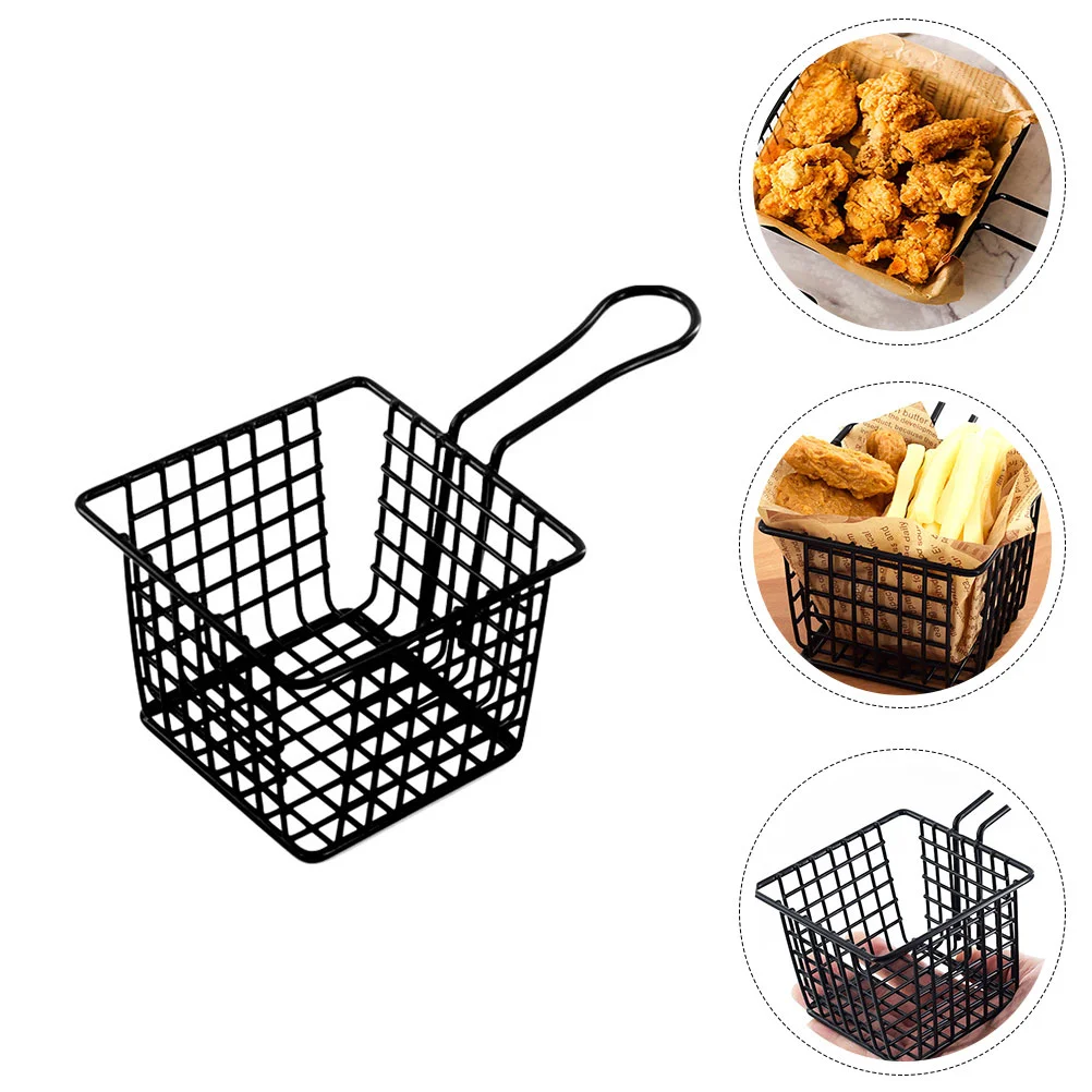 Basket Fry French Fries Holder Baskets Fryerserving Frying Chips Mini Deep Wire Mesh Square Strainer Steel Net Handlefried
Basket Fry French Fries Holder Baskets Fryerserving Frying Chips Mini Deep Wire Mesh Square Strainer Steel Net Handlefried