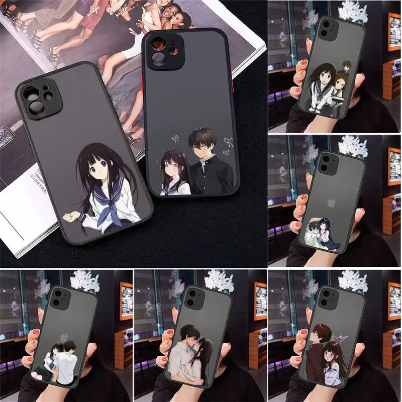 Anime hyouka Phone Case For iPhone 13 12 11 Mini Pro XR XS Max 7 8 Plus X Matte transparent Back Cover
Anime hyouka Phone Case For iPhone 13 12 11 Mini Pro XR XS Max 7 8 Plus X Matte transparent Back Cover