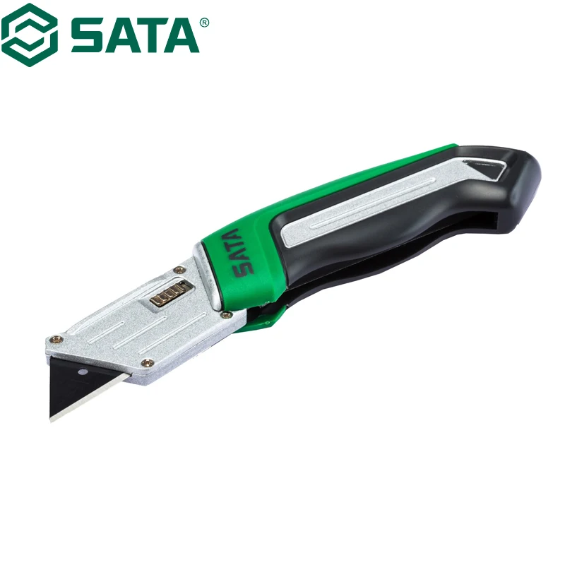 SATA 93486 T Series Folding Utility Knife Folding Blade Compact And Portable High Quality Materials Exquisite Workmanship
SATA 93486 T Series Folding Utility Knife Folding Blade Compact And Portable High Quality Materials Exquisite Workmanship