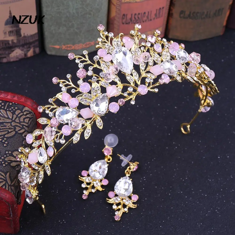 Luxury Rhinestone Bridal Crown Tiaras Pearl Crystal Diadem Tiaras Bride Headbands Wedding Hair Accessories Gift diademe
Luxury Rhinestone Bridal Crown Tiaras Pearl Crystal Diadem Tiaras Bride Headbands Wedding Hair Accessories Gift diademe