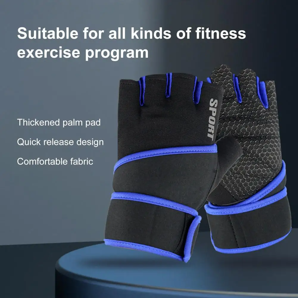 1 Pair Weight Lifting Gloves Men Women Adjustable Half Finger Gloves with Wrist Wrap Support Gym Fitness Glove Sport Accessories
1 Pair Weight Lifting Gloves Men Women Adjustable Half Finger Gloves with Wrist Wrap Support Gym Fitness Glove Sport Accessories