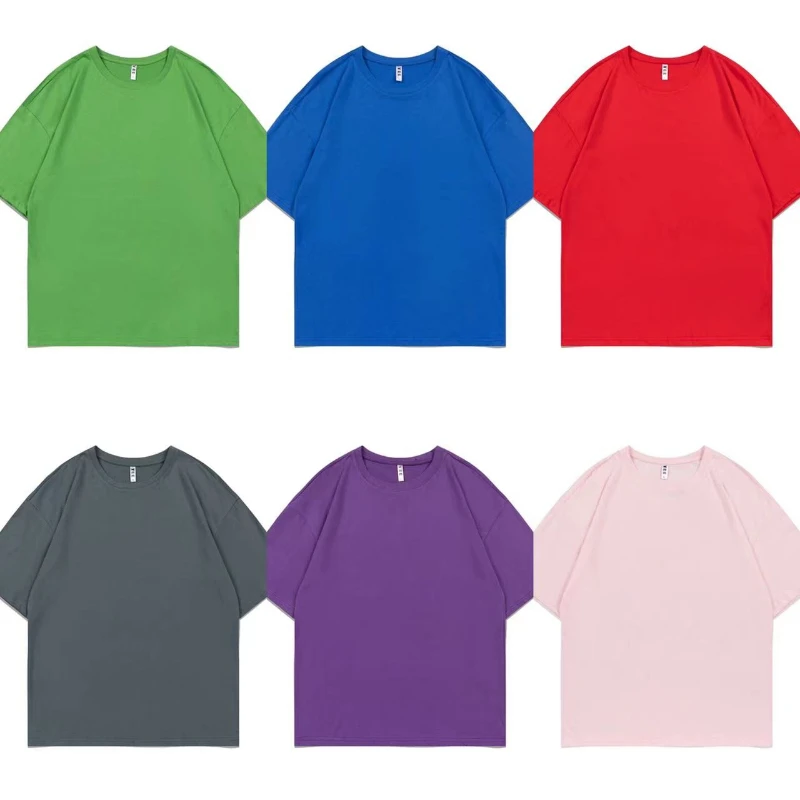 6 Color Solid Cotton T Shirt Summer Short Sleeved Men Women Couple High Street T-Shirts
6 Color Solid Cotton T Shirt Summer Short Sleeved Men Women Couple High Street T-Shirts
