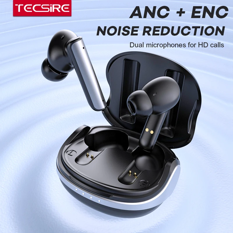 Tecsire P60 Bluetooth Earphone Wireless Earbuds ANC ENC Noise Cancelling Hifi Bass Stereo Dual Microphone Water Resistance
Tecsire P60 Bluetooth Earphone Wireless Earbuds ANC ENC Noise Cancelling Hifi Bass Stereo Dual Microphone Water Resistance