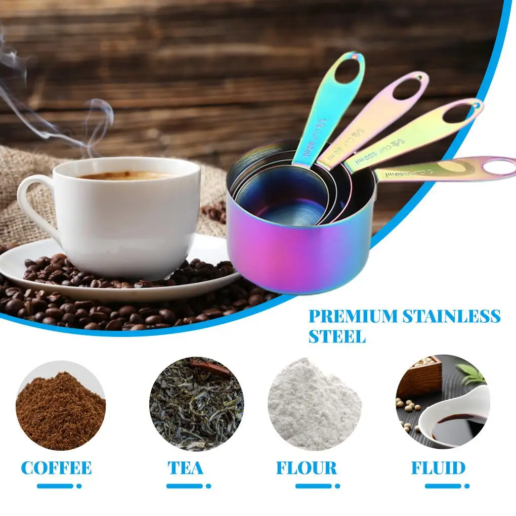 Kitchen 9Pcs Baking Measuring Cup Measuring Spoon Cooking Tool Home Bar Bistro Drink Measurement 
Kitchen 9Pcs Baking Measuring Cup Measuring Spoon Cooking Tool Home Bar Bistro Drink Measurement