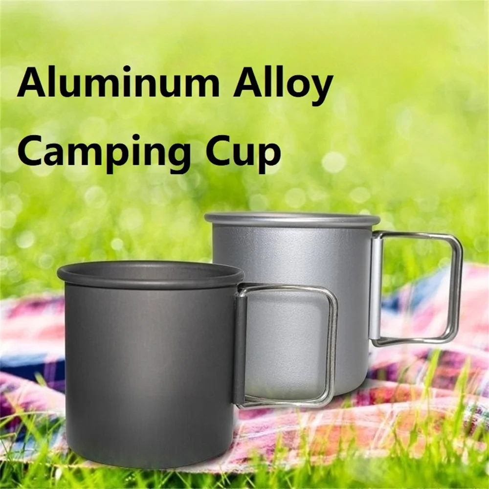 

300ml Camping Mug Titanium Cup Tourist Tableware Picnic Utensils Outdoor Kitchen Equipment Travel Cooking Set Cookware Hiking