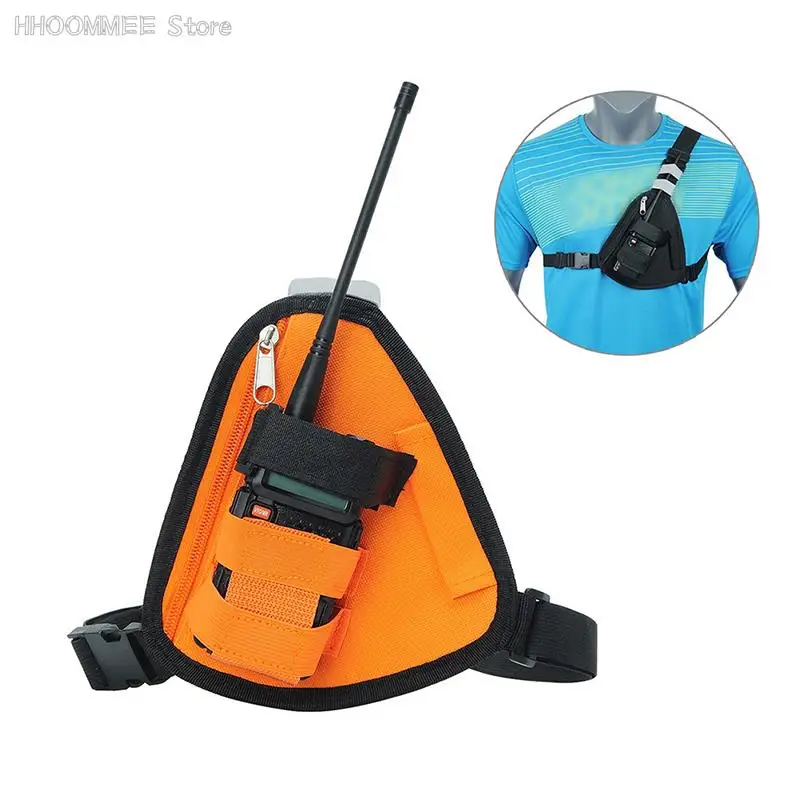 1pc Universal Walkie Talkie Accessories Adjustable Radio Harness Bag Front Pack Triangle Chest Bag Pouch Holster Carry Case Bag
1pc Universal Walkie Talkie Accessories Adjustable Radio Harness Bag Front Pack Triangle Chest Bag Pouch Holster Carry Case Bag