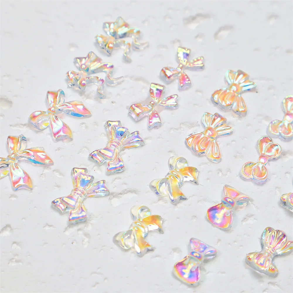 50Pcs Ice Transparent Aurora Charms Nail Art Decorations Japanese Resin Bow Rhinestones DIY Manicure Press on Nails Accessories
50Pcs Ice Transparent Aurora Charms Nail Art Decorations Japanese Resin Bow Rhinestones DIY Manicure Press on Nails Accessories
