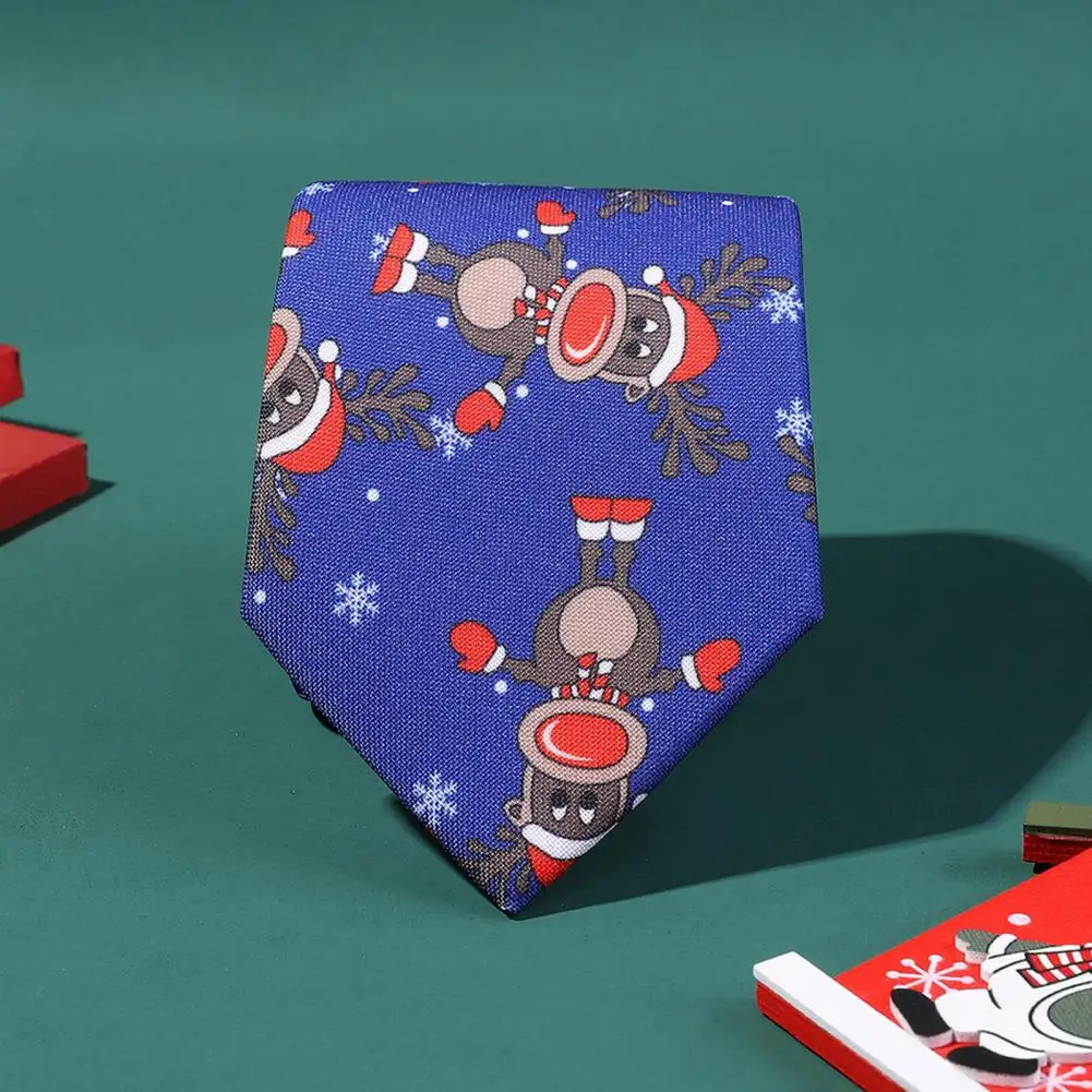 Мужской Рождественский галстук в рождественском стиле с мультяшным Санта-Клаусом, снеговиком, изысканный праздничный аксессуар для мужского костюма
Мужской Рождественский галстук в рождественском стиле с мультяшным Санта-Клаусом, снеговиком, изысканный праздничный аксессуар для мужского костюма