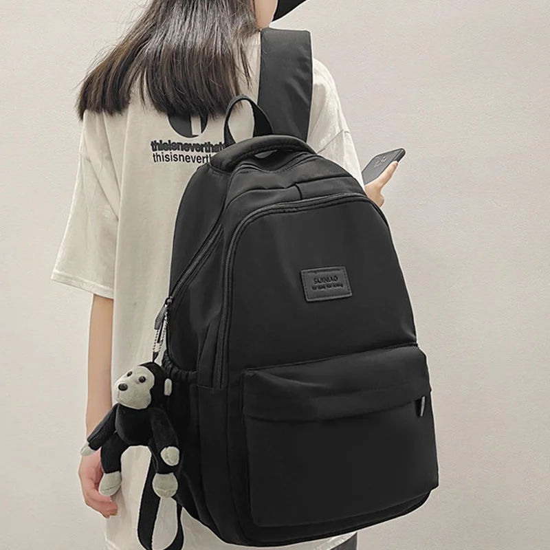 Solid Color Women Rucksack Large School Bag Backpack for Teenage Girls College Student Book Back Pack Mochila Feminina
Solid Color Women Rucksack Large School Bag Backpack for Teenage Girls College Student Book Back Pack Mochila Feminina