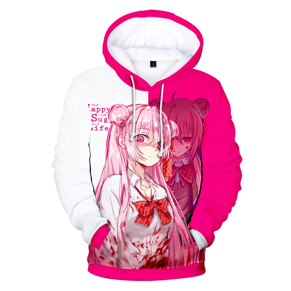 Happy Sugar Life Anime Hoodies Women Men 3D Prints Hooded Sweatshirt Fashion Streetwear Pullover Tracksuit
Happy Sugar Life Anime Hoodies Women Men 3D Prints Hooded Sweatshirt Fashion Streetwear Pullover Tracksuit