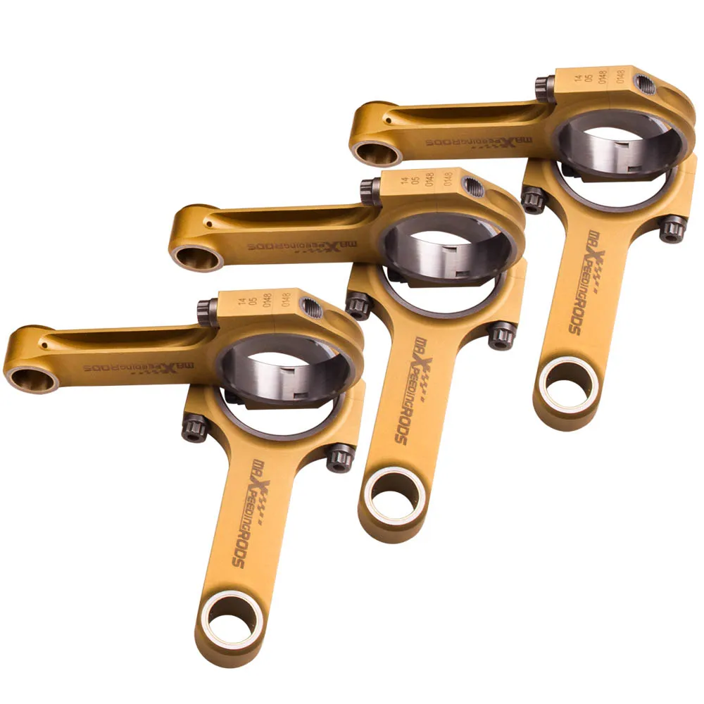 6x Titanizing Racing Pleuel Bielas Bielle For Porsche 911 2.0L 2.2L 6cyl 130mm Connecting rods SHot Peen Balanced FLoating EN24
6x Titanizing Racing Pleuel Bielas Bielle For Porsche 911 2.0L 2.2L 6cyl 130mm Connecting rods SHot Peen Balanced FLoating EN24