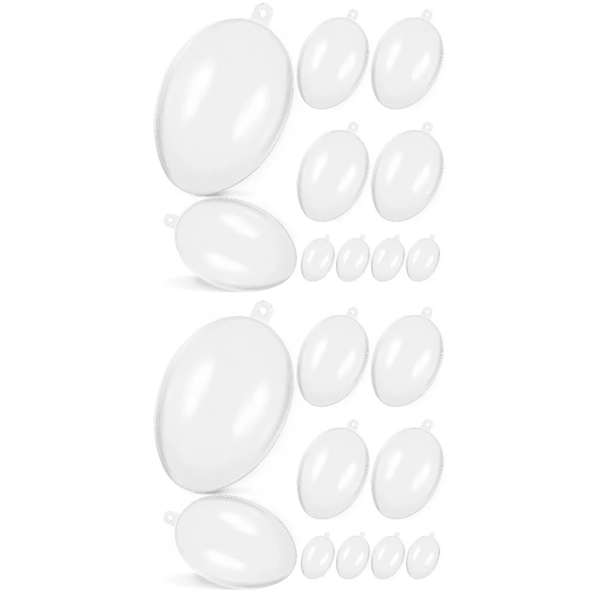 2pcs Fillable Baubles Clear Egg Shape Ornaments Transparent Hanging Balls for Tree Festival Decoration
2pcs Fillable Baubles Clear Egg Shape Ornaments Transparent Hanging Balls for Tree Festival Decoration
