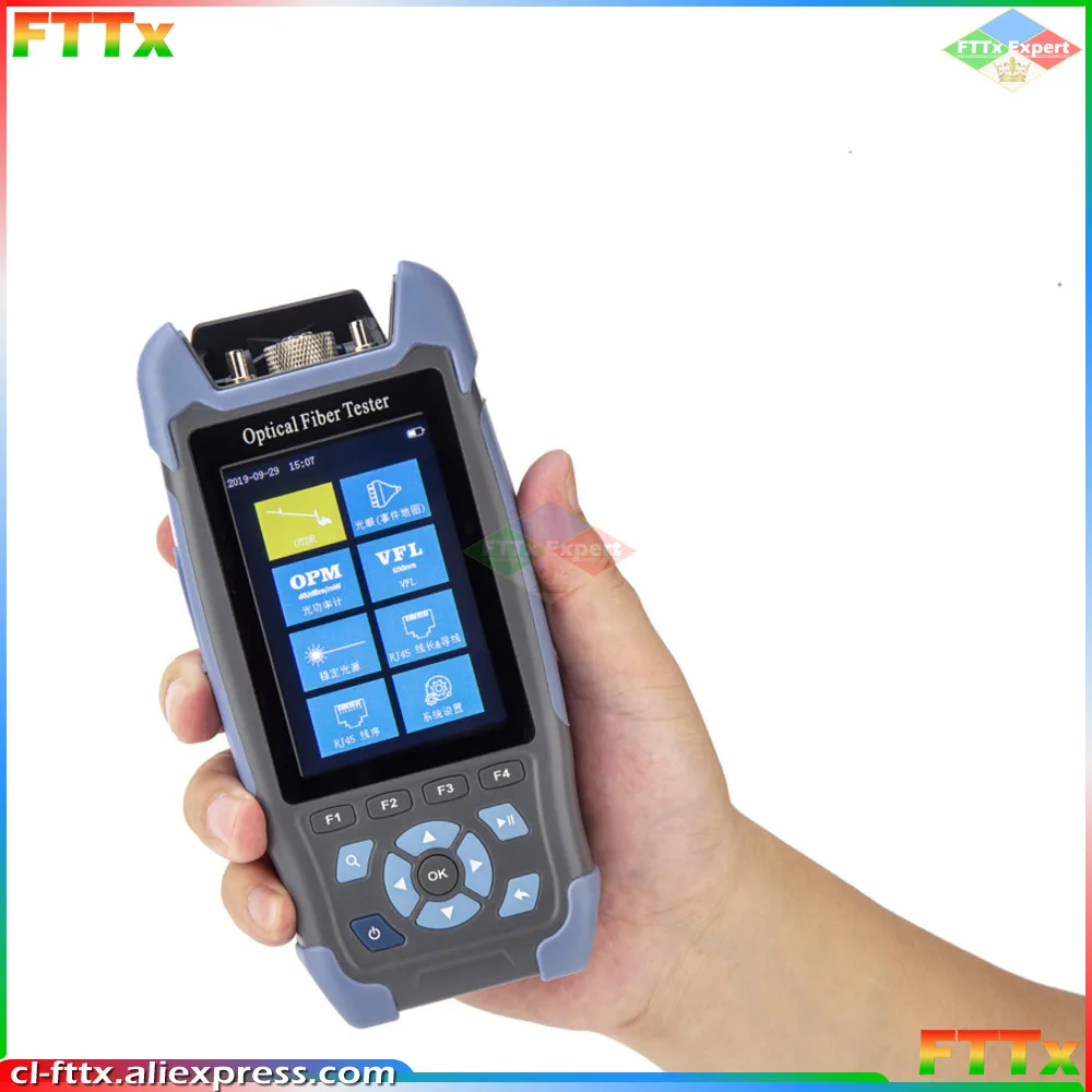 Pro mini OTDR Fiber Optic Reflectometer NK3200 with 9 Functions VFL OLS OPM Event Map 24dB for 64km Fiber Cable Ethernet Tester
Pro mini OTDR Fiber Optic Reflectometer NK3200 with 9 Functions VFL OLS OPM Event Map 24dB for 64km Fiber Cable Ethernet Tester