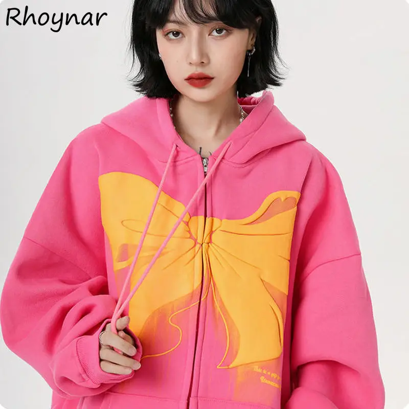 Hoodies Women Autumn New Preppy Loose Zip-up Print Fashion Cool Streetwear Korean Style Casual All-match Young Ladies Cozy Chic
Hoodies Women Autumn New Preppy Loose Zip-up Print Fashion Cool Streetwear Korean Style Casual All-match Young Ladies Cozy Chic